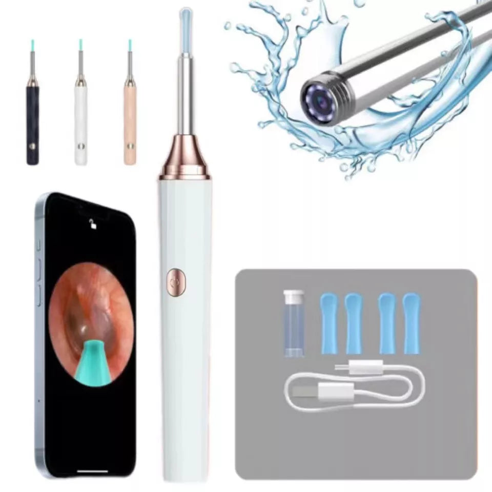 Ear Wax cleaner with LED Light-Scoop Tool with Camera/Records video or takes pictures