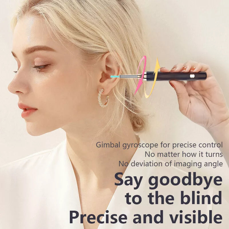 Ear Wax cleaner with LED Light-Scoop Tool with Camera/Records video or takes pictures