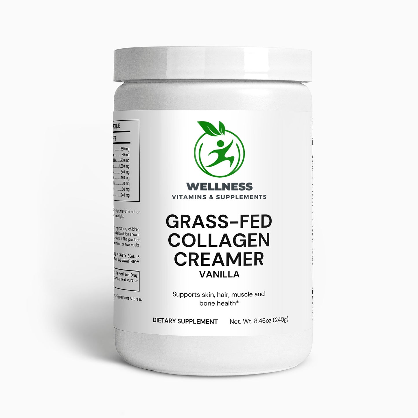 Grass-Fed Collagen Creamer (Vanilla)