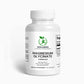 A bottle of Magnesium Glycinate capsules, designed for relaxation, stress relief, and overall well-being.