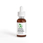 A bottle of Peptide Hair Growth Serum with a dropper, designed to promote hair growth and reduce thinning.