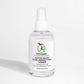 A bottle of Witch Hazel Pore Perfecting Toner with a cotton pad, designed for pore tightening and skin refreshment.