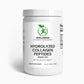A jar of Grass-Fed Hydrolyzed Collagen Peptides next to a cup of coffee, symbolizing an easy way to support skin, hair, and joint health.
