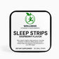 A pack of Sleep Strips infused with melatonin and natural sleep aids, designed to dissolve quickly for restful sleep support.